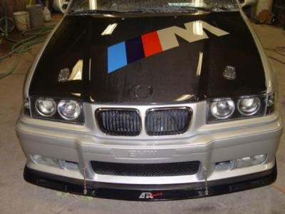 BMW M3 Carbon Fiber Wind Splitter with Rods