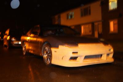 New bumper fitted Nissan 200sx 