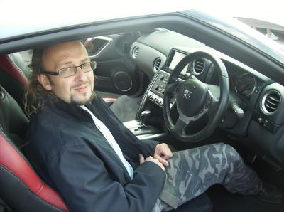 Me in my new R35 GT-R (i wish) taken at japshow 2009