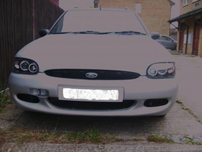 front end of car